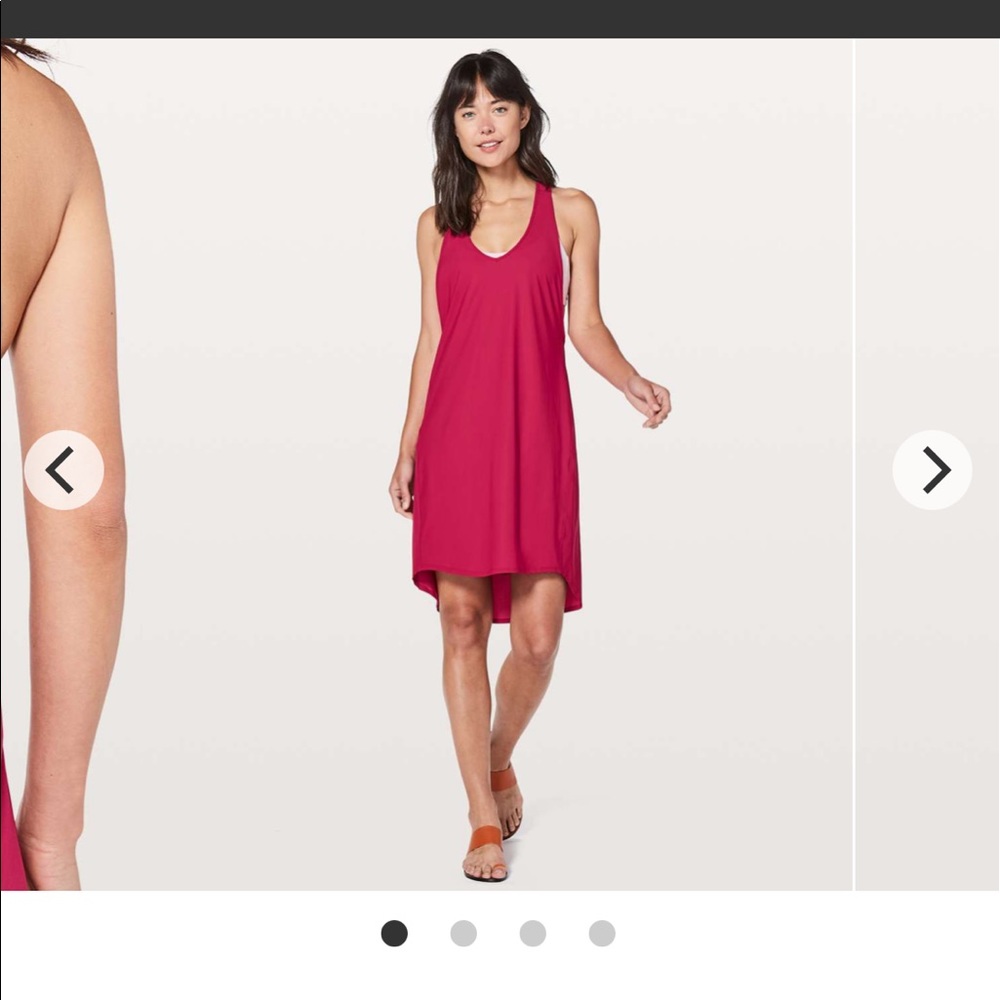 Lululemon Rejuvenate Dress Ruby Red